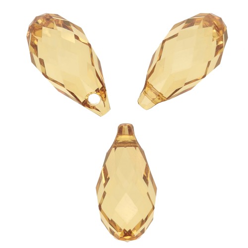 Swarovski 6010 drops 13x6.5 mm - Golden Topaz x1