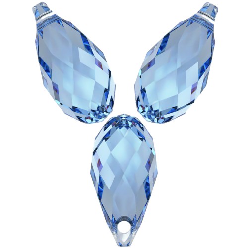 Swarovski 6010 drops 13x6.5 mm - ReCreated Cool Blue x1