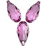 Swarovski 6010 drops 11x5.5 mm - Dark Rose x4