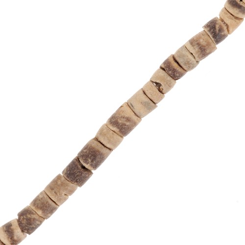 Heishi Coco beads 4 mm brown x58 cm