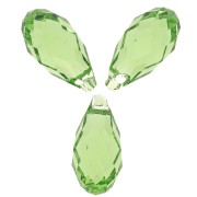 Swarovski 6010 11x5.5 mm drops - Reinvented Peridot x4|raw }}