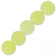 Beads Cracked Agate 6 mm Jonquil x15|raw }}