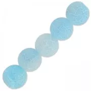 Beads Cracked Agate 6 mm Turquoise x15
