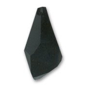 Polygon drop Swarovski 6015 17 mm Jet x1