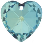 Heart Swarovski 6228 28 mm - Crystal Bermuda Blue x1