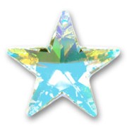 Swarovski star 6714 40 mm Crystal AB x1