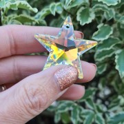 Swarovski star 6714 40 mm Crystal AB x1