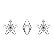 Cabochon Swarovski 4745 10 mm Crystal AB x1