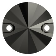 Cabochon - Spacers - Swarovski 3200 12 mm Jet Hematite x1|raw }}