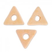 Ceramic triangles  7 mm Light Peach mat x10|raw }}