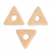 Ceramic triangles  7 mm Light Peach mat x10