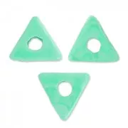 Ceramic triangles  7 mm Mint mat x10