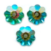 Flower Swarovski 3700 8 mm Crystal Vitrail Medium x1