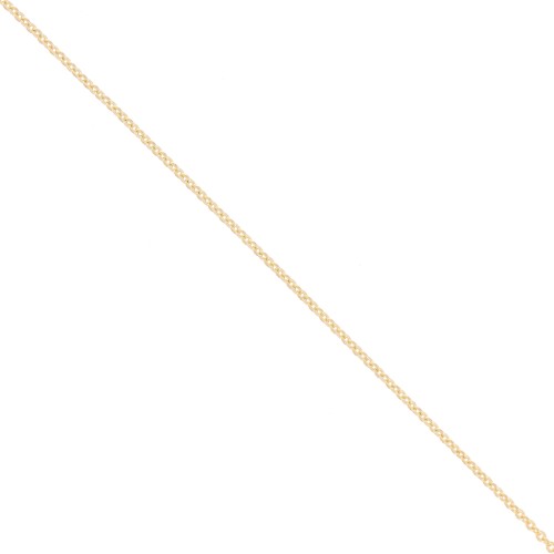 Trace chain 1.8 mm Fine gold plated x 98cm