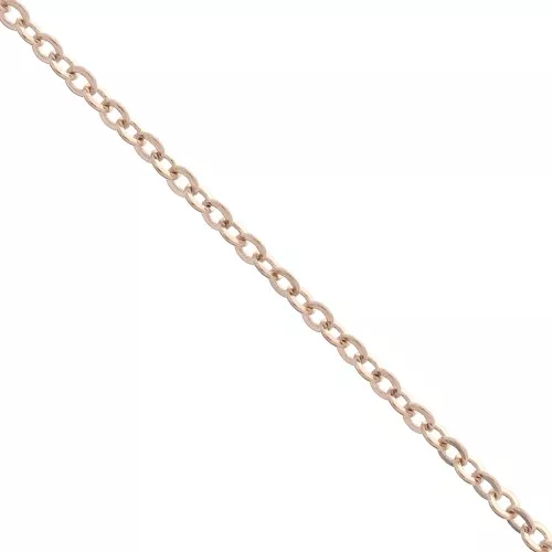 2.2 mm Rose Gold forçat chain x 1m