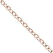 2.2 mm Rose Gold forçat chain x 1m