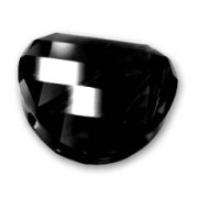 Bead Twist Swarovski 5621 18 mm Jet x1