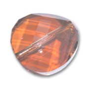 Bead Twist Swarovski 5621 18 mm Crystal Copper x1