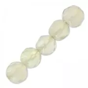 Perles Rondes facettées en agate teintée 4 mm Black Diamond x20