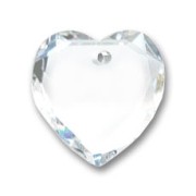 Heart Swarovski 6225 18 mm Crystal x1