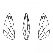 Pendant Wing Swarovski 6690 23 mm Light Colorado Topaz x1