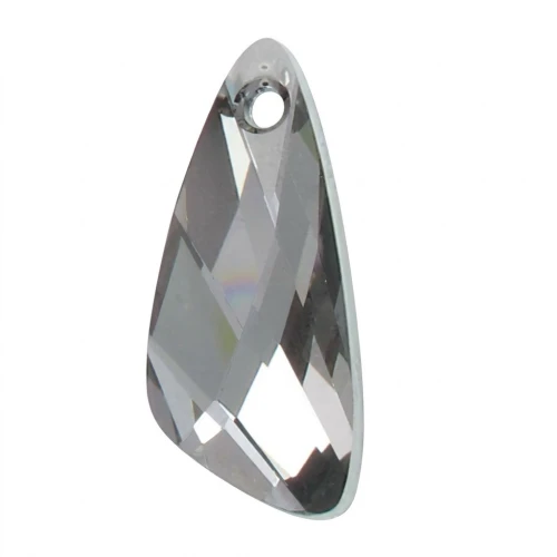 Pendant Wing Swarovski 6690 23 mm Crystal Silver Night x1