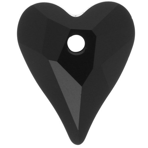 Heart Swarovski Wild 6240 12 mm Jet x1
