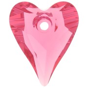 Heart Swarovski Wild 6240 12 mm Indian Pink x1|raw }}