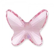 Butterfly Swarovski 2854 12 mm Light Rose x1|raw }}
