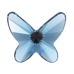 Butterfly Swarovski 2854 8 mm Denim Blue x1