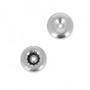 Swarovski 53009 6 mm stainless steel rivet eyelet/back x1