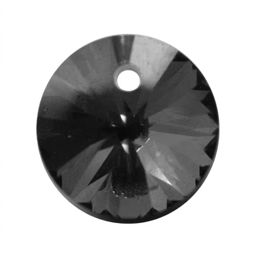 Pendant Swarovski 6428 6 mm Crystal Silver Night x1