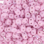 MiniDuo 2x4 mm Opaque Light Rose Ceramic Look x10g|raw }}