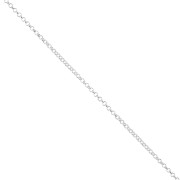 Belcher chain 1.9mm silver tone HQ x 1m