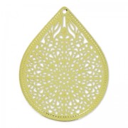 Light drop pendant  23 mm gold tone x4|raw }}