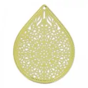 Light drop pendant  23 mm gold tone x4