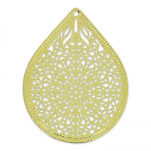 Light drop pendant  23 mm gold tone x4