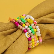 Wooden round beads 6mm Natural x125