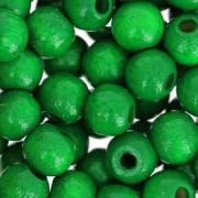 Wooden round beads 6mm Green x125|raw }}