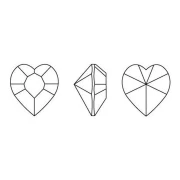 Cabochon Swarovski 4884 11x10 mm Siam