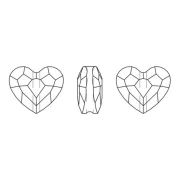 Love Bead Swarovski 5741 8 mm Light Siam x1