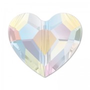 Love Bead Swarovski 5741 8 mm Crystal AB x1