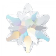 Pendant Swarovski 6748 Edelweiss 14 mm Crystal AB x1|raw }}