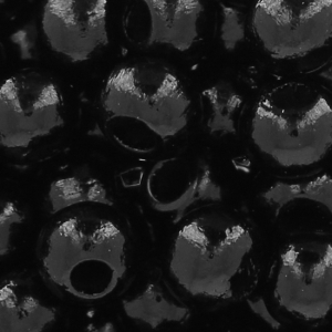 Wooden round beads 8 mm black x85