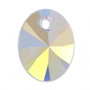 Mni oval Pendant PureCrystal 6028 8 mm Crystal AB x1|raw }}