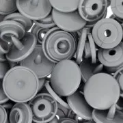 BabySnap type KAM snap fasteners 12,4 mm Grey x30