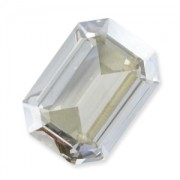 Rectangle - Cabochon Swarovski 4610 18x13 mm Crystal Silver Shade x1 Cabochon Swarovski 4610 18x13 mm Crystal Silver Shade x1