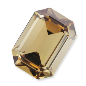 Cabochon Swarovski 4610 14x10 mm Crystal Golden Shadow x1