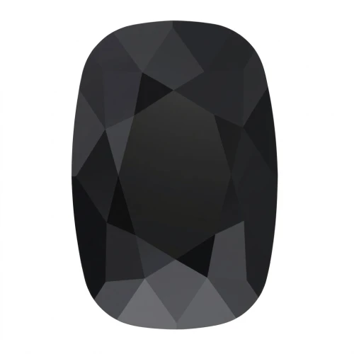 Cabochon Swarovski 4568 Cushion Fancy Stone 8 x 6 mm Jet x1