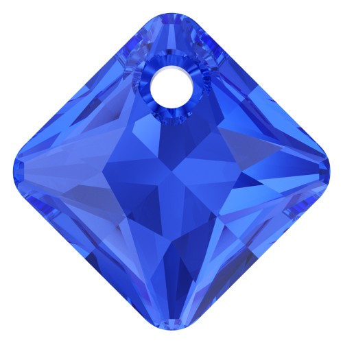 Pendant Princess Cut Swarovski 6431 11.5 mm Majestic Blue x1